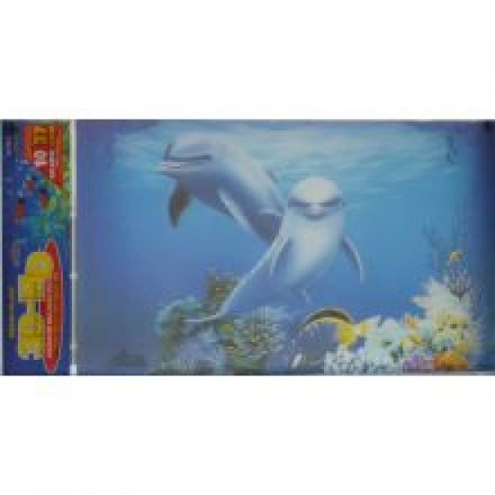 Animate Tank Background 3D Dolphins