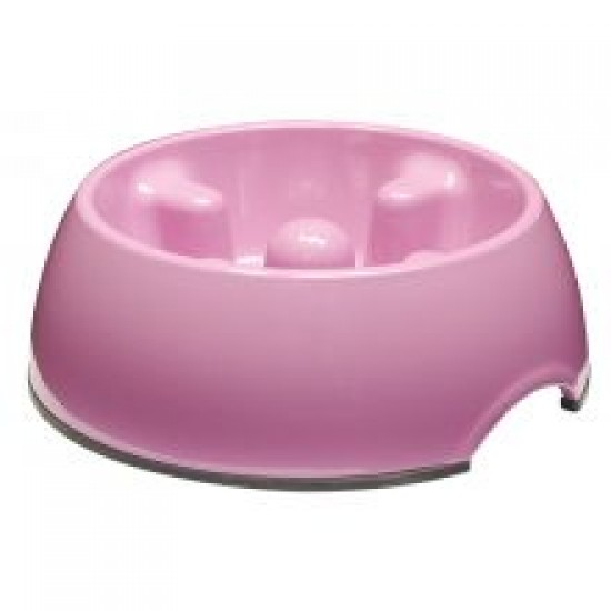 Dogit Go-slow Bowl Pink