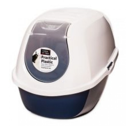 Smart Cat Hooded Loo - Blue Smart Cat Hooded Loo - Blue