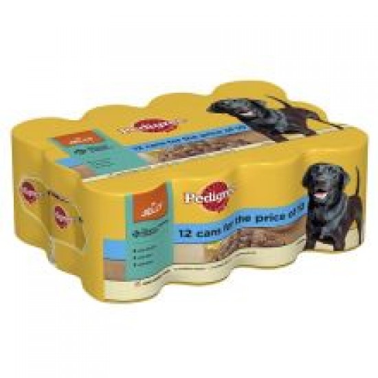Pedigree Mixed Chunks in Jelly 12 Pack