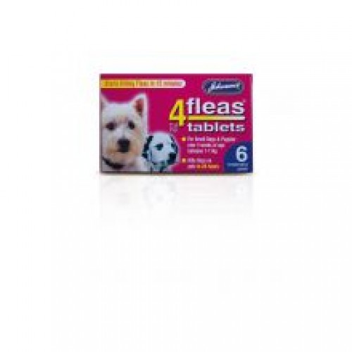 Johnsons 4fleas Small Dog Tabs Johnsons 4fleas Small Dog Tabs