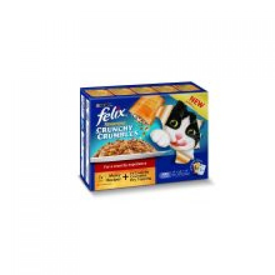 Felix Sensations Crunchy Crumbles Meat 7Pack