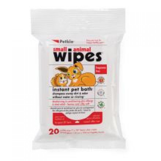 Petkin Small Animal Wipes