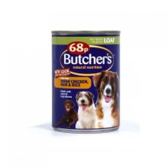 Butchers Chicken, Ham & Rice 68p