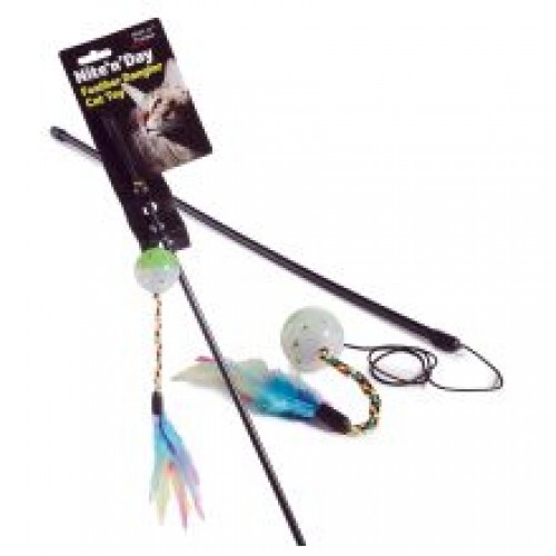 Ruff 'N' Tumble Nite 'N' Day Feather Dangler