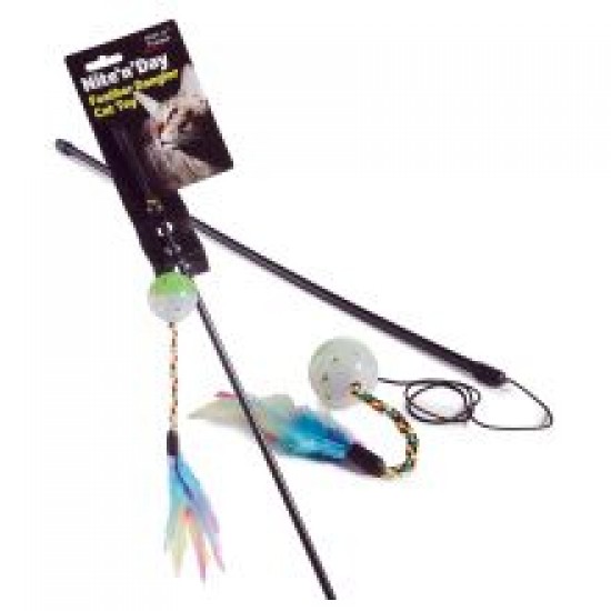 Ruff 'N' Tumble Nite 'N' Day Feather Dangler