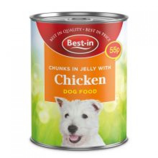 Best-in Dog Food Chicken 55p
