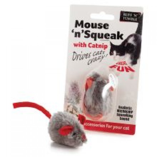 Ruff 'N' Tumble Mouse 'N' Squeak Catnip Toy