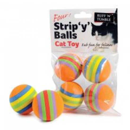 Ruff 'N' Tumble Strip 'Y' Balls Assorted