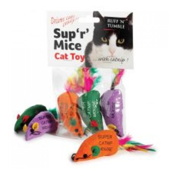 Ruff 'N' Tumble Sup 'R' Mice & Catnip