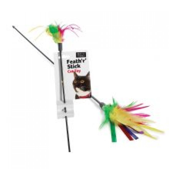 Ruff 'N' Tumble Feath 'R' Stick Cat Dangler