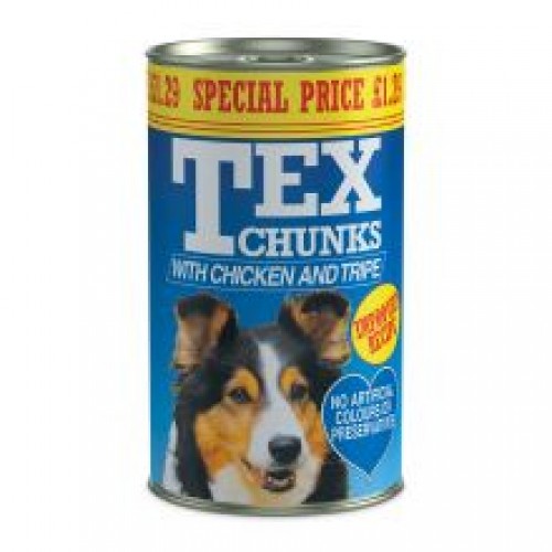 Tex Chicken & Tripe £1.29 Tex Chicken & Tripe £1.29