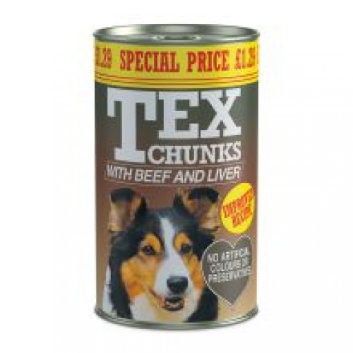 Tex Beef & Liver £1.29 Tex Beef & Liver £1.29