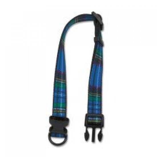 Ancol Adjustable Collar Tartan Blue