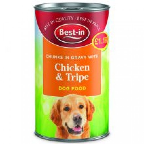 Best-in Dog Chicken & Tripe £1.19 Best-in Dog Chicken & Tripe £1.19