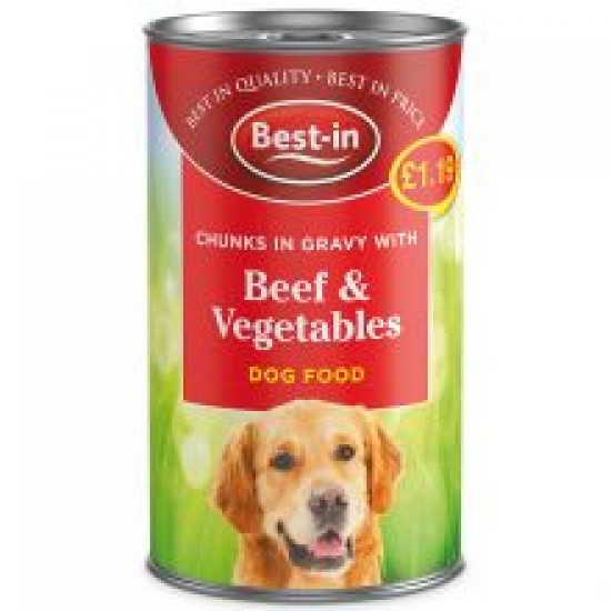 Best-in Dog Beef Veg £1.19