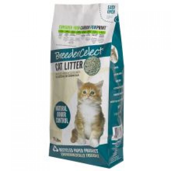 Breeder Celect Paper Pellet Cat Litter 30L