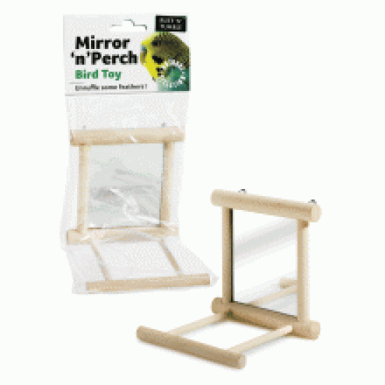 Ruff 'N' Tumble Mirror 'N' Perch Bird Toy Ruff 'N' Tumble Mirror 'N' Perch Bird Toy