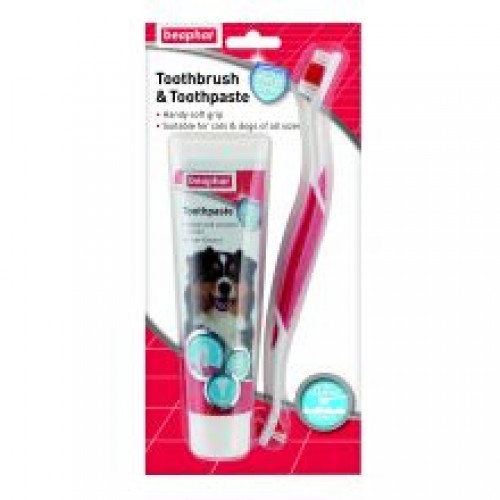 Beaphar Toothbrush & Toothpaste Pack Beaphar Toothbrush & Toothpaste Pack