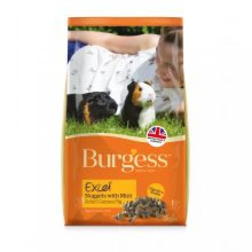 Burgess Excel Adult Guinea Pig Nuggets with Mint Burgess Excel Adult Guinea Pig Nuggets with Mint