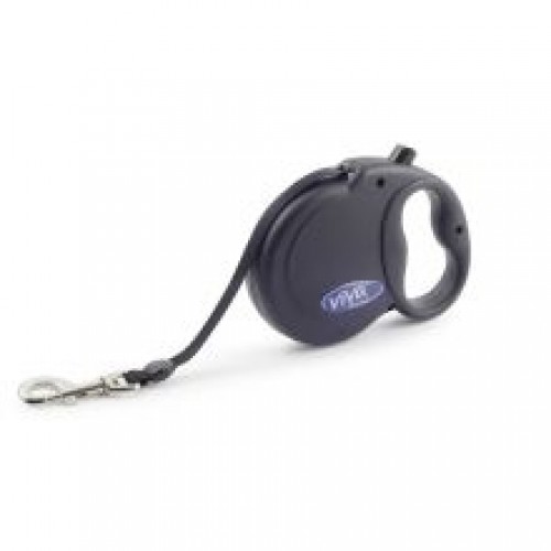 Ancol Viva Extend Lead Black