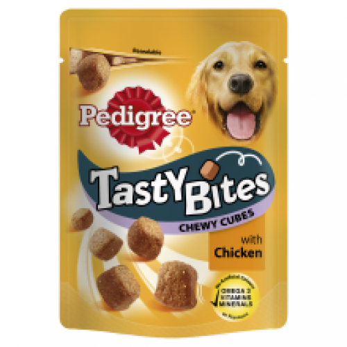 Pedigree Tasty Bites Chewy Cubes with Chicken Pedigree Tasty Bites Chewy Cubes with Chicken