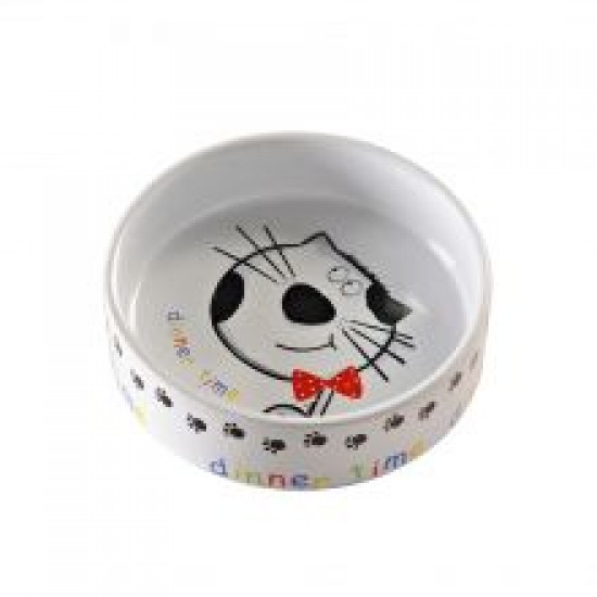 Mason Cash Dinner Time Cat Bowl