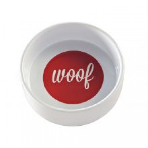 Mason Cash White&Red Woof Bowl