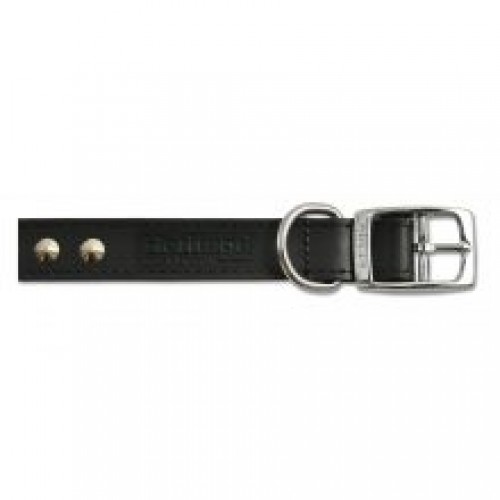 Ancol Leather Collar Studded Black Ancol Leather Collar Studded Black