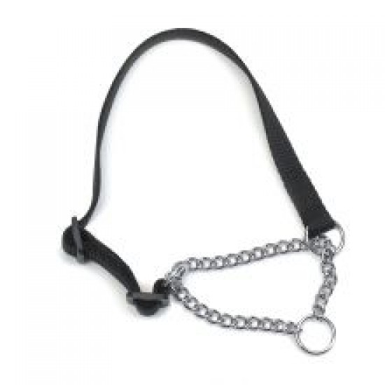 Ancol Nylon Choke Chain Black