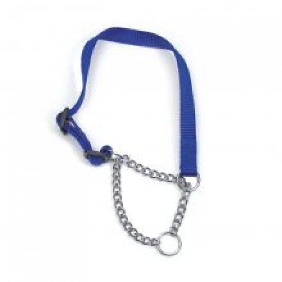Ancol Nylon Choke Chain Blue