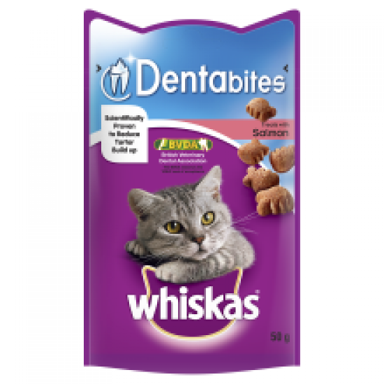 Whiskas Dentabites Cat Treats with Salmon
