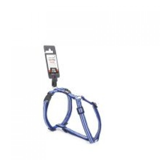 Walk 'R' Cise Fash 'N' Dog Harness Blue Striped X Small