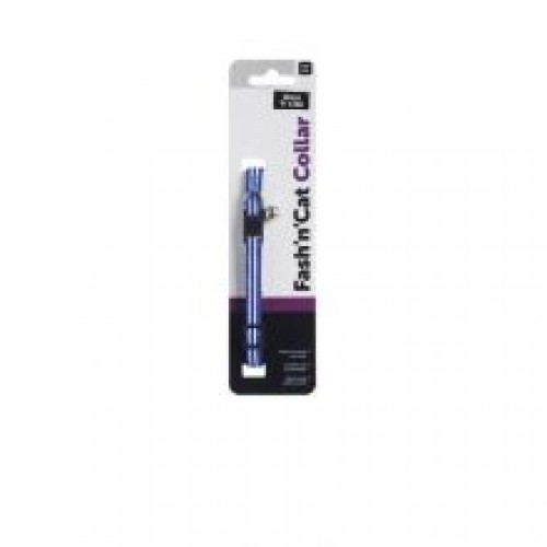 Walk 'R' Cise Fash 'N' Cat Collar Blue Striped