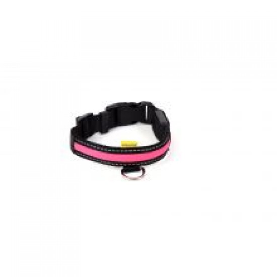 Animate LED Collar Pink Medium