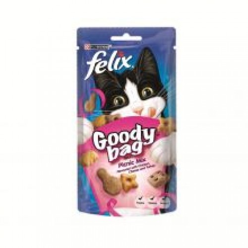 Felix Goody Bag Picnic Mix with Chicken, Cheese & Turkey Felix Goody Bag Picnic Mix with Chicken, Cheese & Turkey