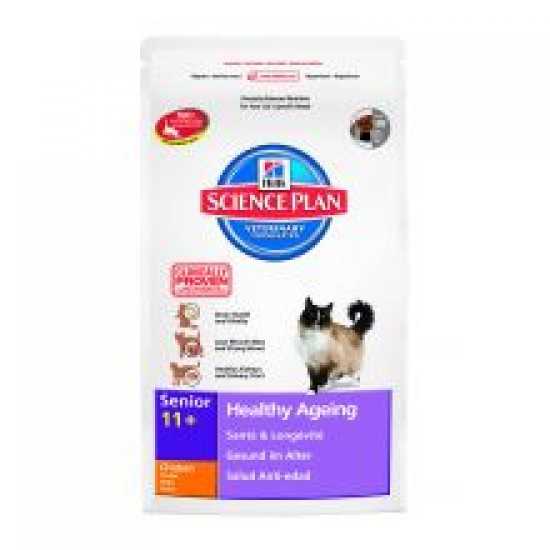 Hills Science Plan Feline Senior 11+ Healthy Ageing with Chicken