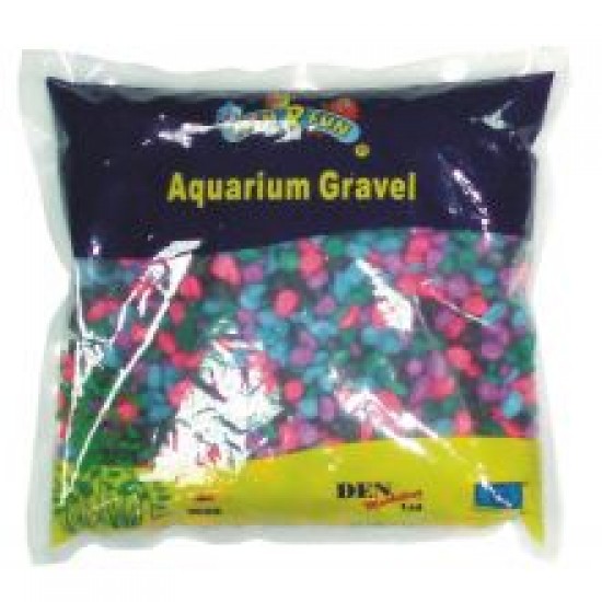 Fish 'R' Fun Coated Aquarium Gravel Rainbow