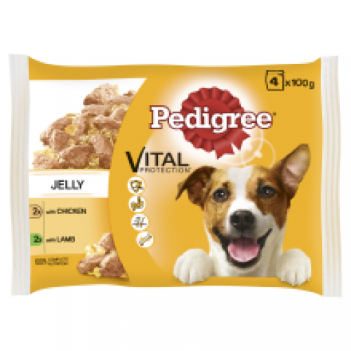 Pedigree Pouch in Jelly Chicken & Lamb 4 Pack Pedigree Pouch in Jelly Chicken & Lamb 4 Pack