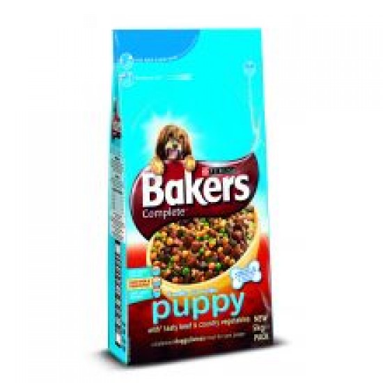 Bakers Complete Puppy Beef & Veg