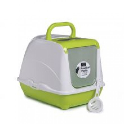 Clean 'N' Tidy Flip Cat Hooded Cat Loo Fun Colours Clean 'N' Tidy Flip Cat Hooded Cat Loo Fun Colours