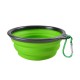 350ML Portable/Collapsible Travel Pet Dog Bowl with Clip – Various Colours